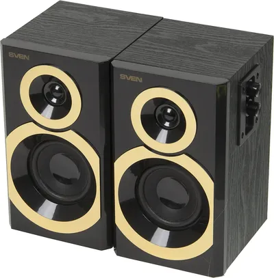 Акустическая система SVEN SPS-619 GOLD, 2.0, 2×10 Вт