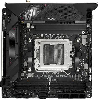 Материнская плата ASUS ROG STRIX B650E-I GAMING WIFI, Socket AM5, Mini ITX, 2×DDR5, PCIe 5.0