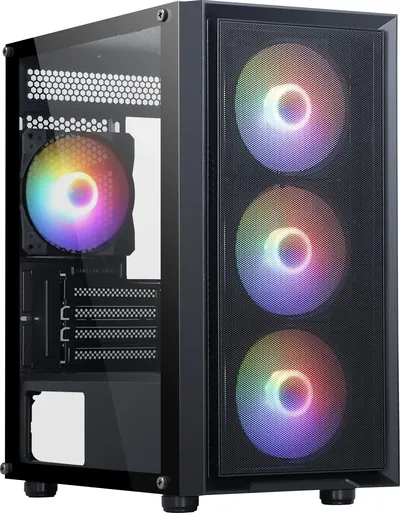 Корпус Accord ACC-M203, M203, mATX, черный, без БП