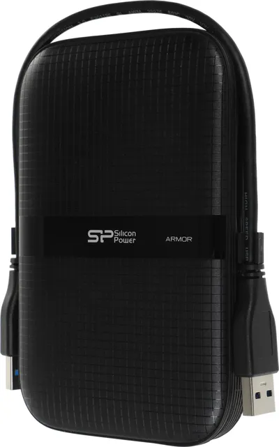 Внешний HDD Silicon Power SP020TBPHDA60S3A, 2TB, USB 3.2 Gen1, ударопрочный