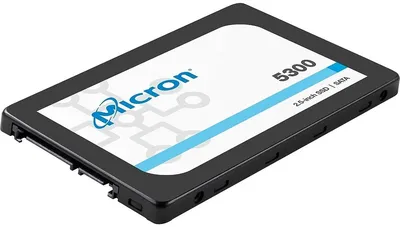Накопитель SSD Micron 5300 MAX MTFDDAK960TDT, 960 ГБ, SATA III, 2.5", 3D TLC