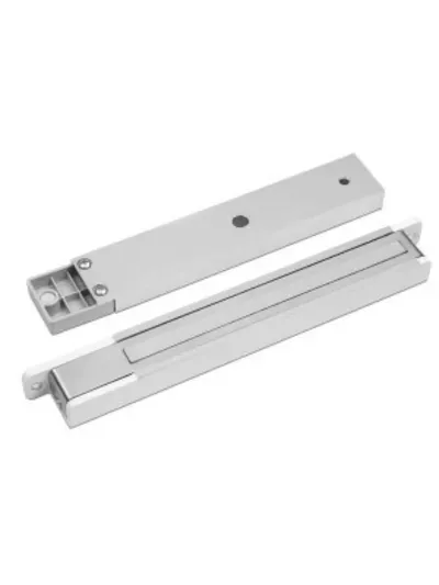 Замок электромагнитный ALer AL-200-W, 300кг, 12/24В, белый
