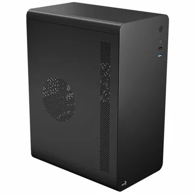 AeroCool CS-110-S-BK-v1 (mATX, 0.7mm, USB3.0 x1, USB2.0 x2, 1x 8cm Black Fan)
