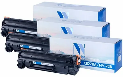 Картридж тонерный NV Print NV-CE278A/NV-728, чёрный, 2100 страниц