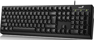 Клавиатура Genius Smart KB-100, проводная USB, 105 клавиш, мембранная, чёрная