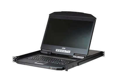 Rack-консоль ATEN CL3116NX-ATA-RG, 18.5", 16 портов, VGA, PS/2-USB, 1U