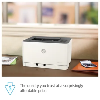 Принтер HP Color Laser 150nw, A4, 600×600 dpi, 18/4 стр/мин, Wi-Fi