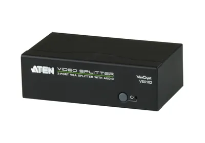 Разветвитель ATEN VS0102-AT-G, VGA+Audio, 1→2, 450 МГц