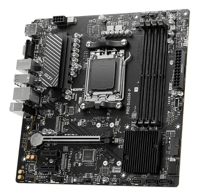 Материнская плата MSI PRO B650M-P, Socket AM5, AMD B650, 4×DDR5, 2×M.2, microATX