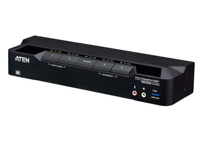 KVM-переключатель Aten CS1924A-AT-G, 4 порта USB 3.0, 8K DisplayPort