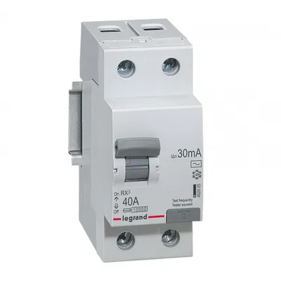 УЗО Legrand 402025, RX3, 40 А, 2P, 30 мА