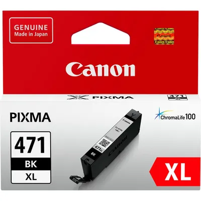 Картридж Canon 0346C001, CLI-471BK XL, черный, 895 стр