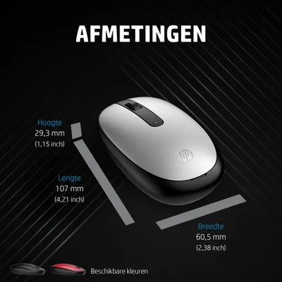 Мышь HP 240 Bluetooth Mouse (43N05AA), оптическая, Bluetooth, 1600 DPI, красная