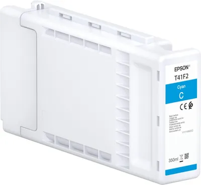 Картридж Epson C13T41F24N, T41F голубой, для SC-T3400/T5400, 350мл