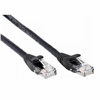 Патч-корд Aopen ANP612B-BK-0.5M, UTP кат.6, 0.5м, черный
