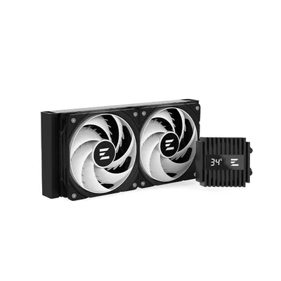 Система жидкостного охлаждения Zalman ALPHA2 A24 Black, 2×120 мм, 320 Вт, ARGB