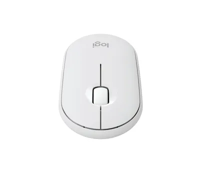 Беспроводная мышь оптическая Logitech M350S Pebble 2, белая, BT, USB, 4000dpi