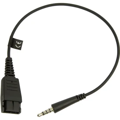 Шнур Jabra LINK STRAIGHT JACK 3,5 мм, QD — 3,5 мм, черный