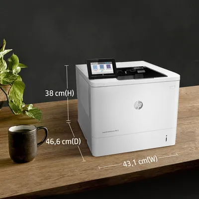Принтер HP LaserJet Enterprise M612dn, A4, 1200 dpi, 71 стр/мин, дуплекс, 2 лотка