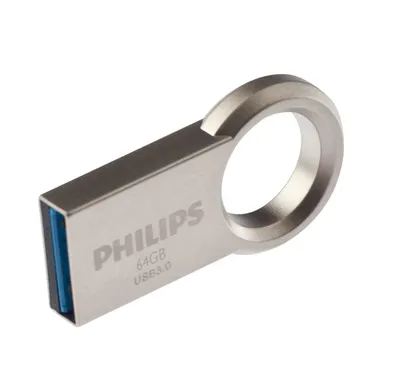 USB-флеш-накопитель Philips FM64FD145B/97, 64 ГБ, USB-A + USB-C, металл