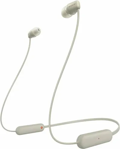 Наушники Sony WI-C100 бежевый