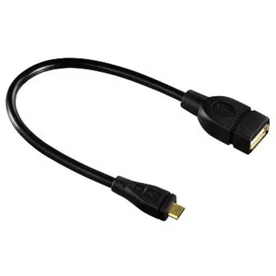 Кабель Hama 00078426, USB A(f)–micro USB B(m), 0.15м