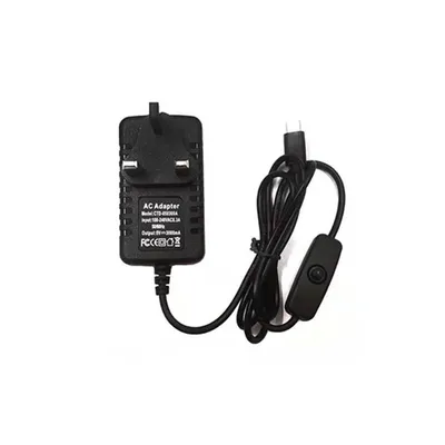 Блок питания Raspberry Pi 4, 5В, 3А, USB Type-C