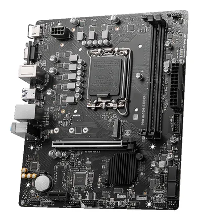 Материнская плата MSI PRO H610M-E DDR4, LGA1700, H610, 2×DDR4, mATX