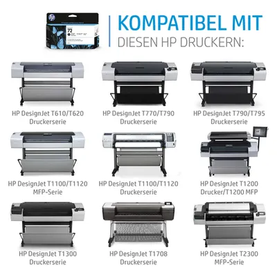 Картридж HP CH575A (№726), матовый черный, 300 мл, повышенной ёмкости