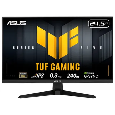 Монитор ASUS TUF Gaming VG259QM5A, 24.5", Fast IPS, 1920x1080, 240 Гц, 0.3 мс