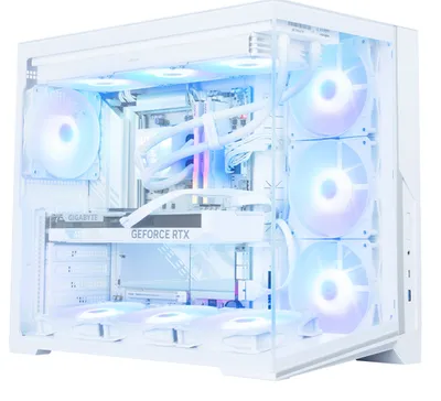 Корпус Zalman D40 White, Midi Tower, ATX, окно, 4×120 мм ARGB, USB Type-C