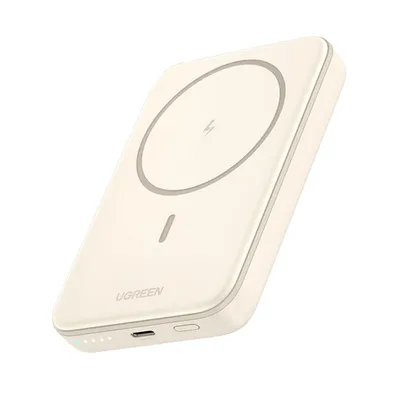 Внешний аккумулятор UGREEN PB561 25208, 10000 мА·ч, USB-C 20 Вт, беспроводная зарядка