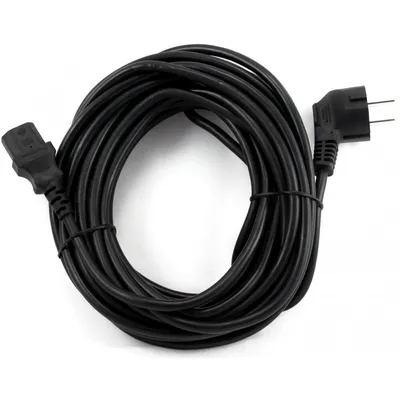 Кабель питания Cablexpert PC-186-1-10M, Schuko—C13, 3×1 мм², 16 А, 10 м
