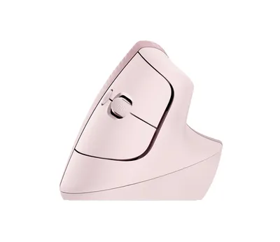 Мышь Logitech Lift 910-006478, вертикальная, беспроводная, Bluetooth/USB, 400–4000 dpi, розовая