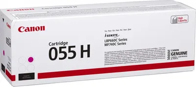 Картридж CANON Cartridge 055HM, пурпурный, XL, 5900 страниц