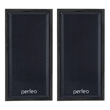 Колонки Perfeo PF_4327, 2.0, 2×3 Вт, USB, черн дерево