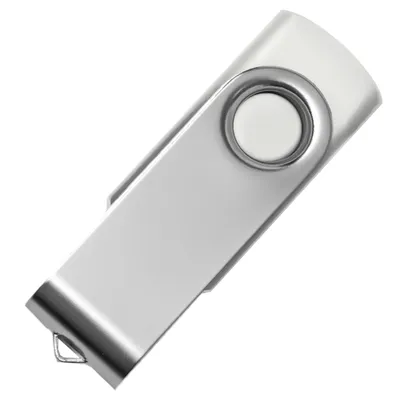 Флеш диск 16Gb белая с логотипом
