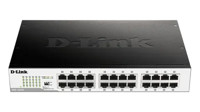 Коммутатор D-Link DGS-1024D/J1A, неуправляемый, 24×1GbE, 1U, металл