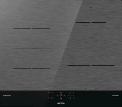 Варочная поверхность Gorenje GI6421SYB, индукционная, 4 конфорки, 7200 Вт