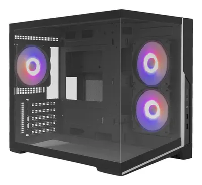 Корпус Zalman D30 Black, M-ATX, окно, ARGB