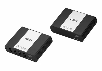 Удлинитель USB ATEN UEH4002A-AT-G, Cat5, 100м, 4 порта