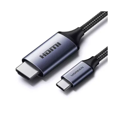 Кабель Ugreen CM565 (90451), USB Type-C(M) – HDMI(M), 1.5м, HDMI 2.1, 8K@60Гц