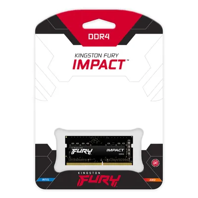 Модуль памяти Kingston FURY Impact KF432S20IB/8, 8 ГБ DDR4-3200, SO-DIMM, CL20