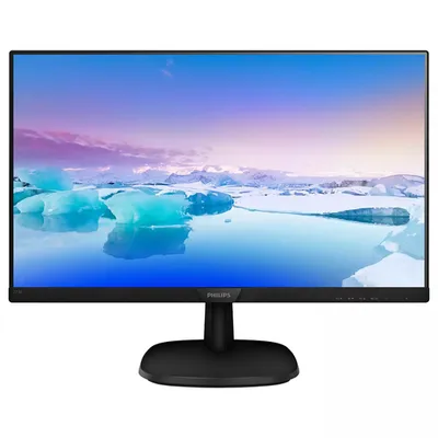 МОНИТОР 27" PHILIPS 273V7QJAB/00(01) Black (IPS, 1920x1080, 75Hz, 4 ms, 178°/178°, 250 cd/m, 10M:1, +HDMI, +DP, MM)
