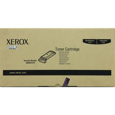 Тонер-картридж Xerox 006R01278, черный, 8000 страниц, для WorkCentre 4118/FaxCentre 2218