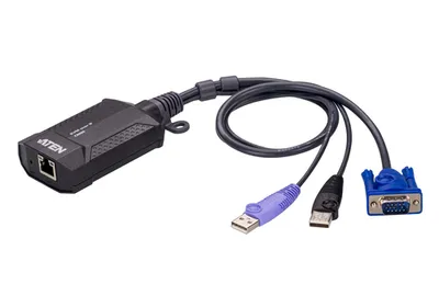 KVM-переключатель ATEN CN800-AT, KVM over IP, USB, VGA, 1920×1200