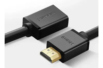 Кабель UGREEN HD107 HDMI M/F, 3 м, HDMI Type A, 1080p, 3D