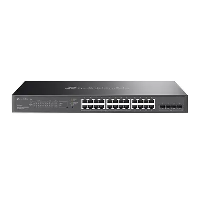Коммутатор TP-Link SG2428LP Omada, 24×1GbE + 4×SFP, 16 портов PoE+, L2