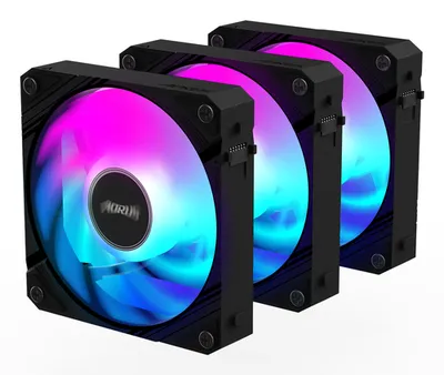 Вентилятор GIGABYTE AORUS EZ CHAIN FAN 120 GP-ECFAN1203, 120×120×25 мм, 600–2000 об/мин, 3 шт
