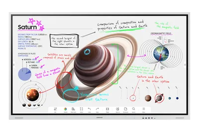 Интерактивный дисплей Samsung WM85B, 3840×2160, 350 кд/м², 20 касаний